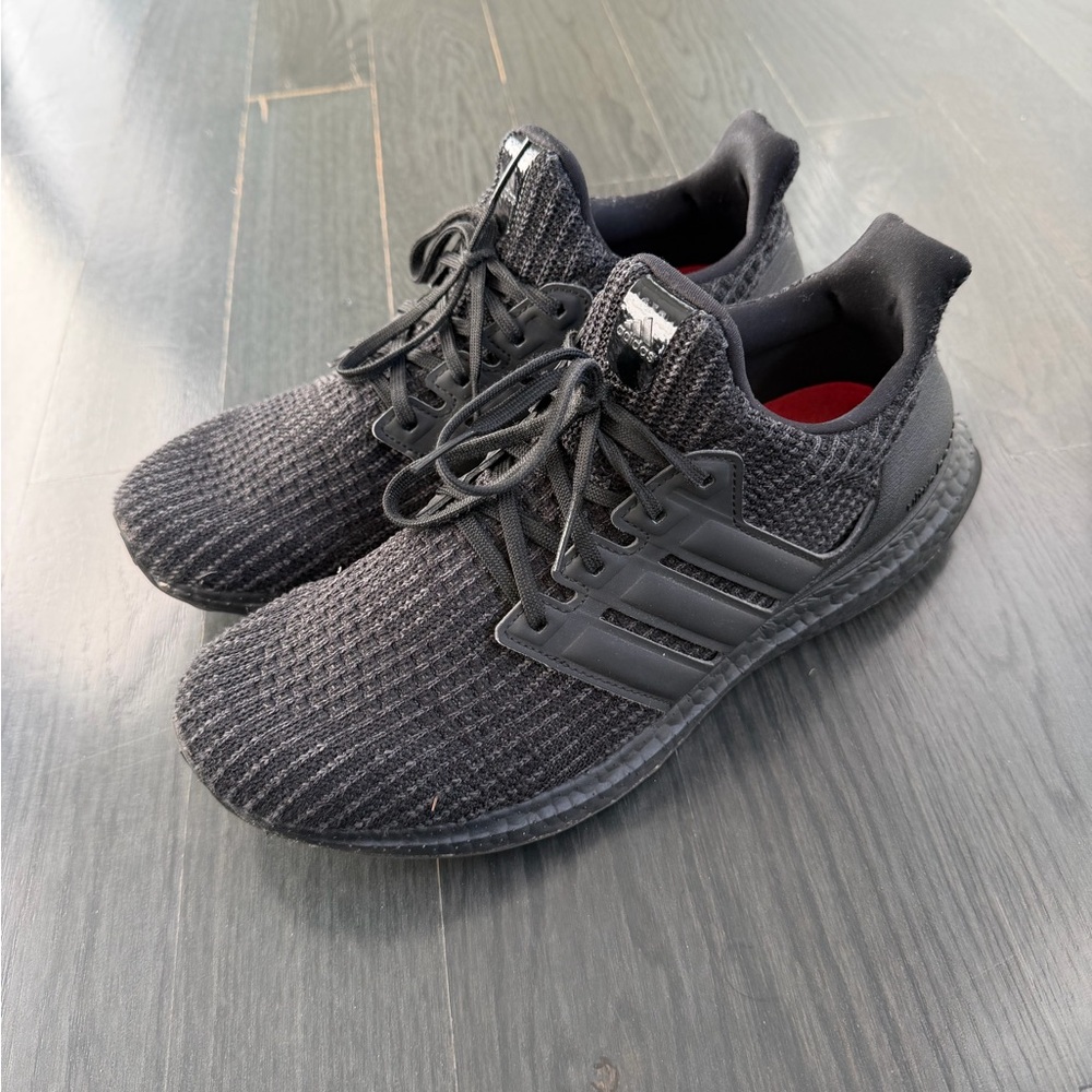 Adidas Men's Ultraboost DNA 4.0 Triple Black Shoes - Picture 2 of 9